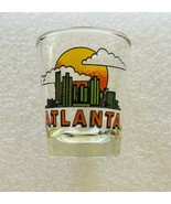 Atlanta Georgia Souvenir Shot Glass Original Purchase Label On Bottom - $12.13 CAD