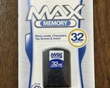 2008 Datel Max Memory Card 32 MB for Sony Playstation 2 New Old Stock Se... - £19.05 GBP