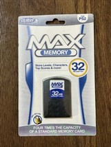 2008 Datel Max Memory Card 32 MB for Sony Playstation 2 New Old Stock Sealed - £18.68 GBP