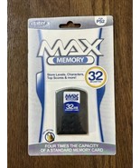 2008 Datel Max Memory Card 32 MB for Sony Playstation 2 New Old Stock Se... - £18.63 GBP