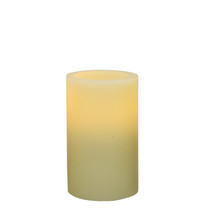 5&quot; Ivory Flameless Pillar Candle - £24.62 GBP