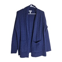 Denim &amp; Co. Regular Cable Knit Tunic Cardigan with Pockets Women&#39;s Size XSP - $262.42 MXN