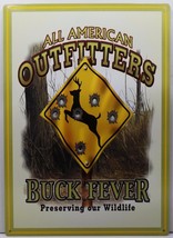 All American Outfitters Buck Fever Hunting Metal Sign - £15.88 GBP