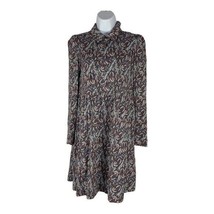 Boden Women&#39;s Long Sleeved Collared Paisley Mini Dress Size 6R - £30.29 GBP
