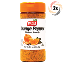 2x Shakers Badia Orange Pepper Seasoning | 6.5oz | No MSG! | Pimienta Naranja - £15.12 GBP