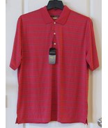 Greg Norman Performance Short Sleeve Polo Red (LIGO )Men&#39;s Sz L-XXL NWT ... - $21.36