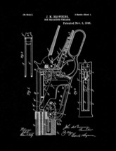 Winchester 1895 lever action Rifle Patent Print - Black Matte - £6.37 GBP+