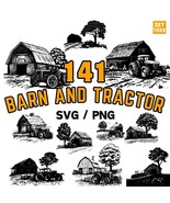 barn farm animal scene svg png file scalable vector graphics - €2,54 EUR