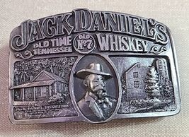 Jack Daniels Old Time Tennessee Whiskey Belt Buckle 1989 A-190 UNPAINTED - $24.89
