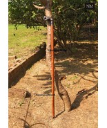 Brass Walking Cane Fisted Walking Stick Nautical Fist Cane Carved Walkin... - $99.00