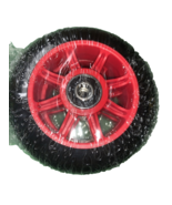 SET OF 2 Black And Red  REPLACEMENT SCOOTER WHEELS for RAZOR - $8.79