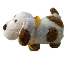 Princess Soft Toys Up United Parcel Service 10 Inch Plush Dog brown white scarf - $10.22