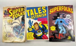 Lot 3 Books- (2) Super-Folks, PB &amp; HB by Mayer 1977 / Tales to Astonish PB 2005 - £18.00 GBP