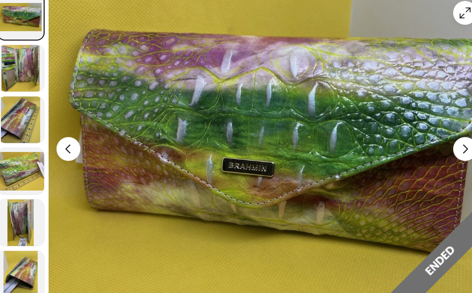 AUTHENTIC BRAHMIN - Veronica / Delight Melbourne Leather Wallet - $122.37