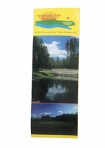 Thunderbay Resort Hillman, Michigan Vintage Promotional Pamphlet Brochure - $4.87