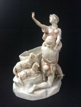 Antique Porcelain Jardiniere the prodigal son. Marked . - £256.63 GBP