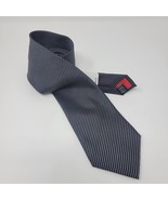 Oscar de la Renta Black &amp;White Stripe 100% Silk Tie NWT - $20.31 CAD