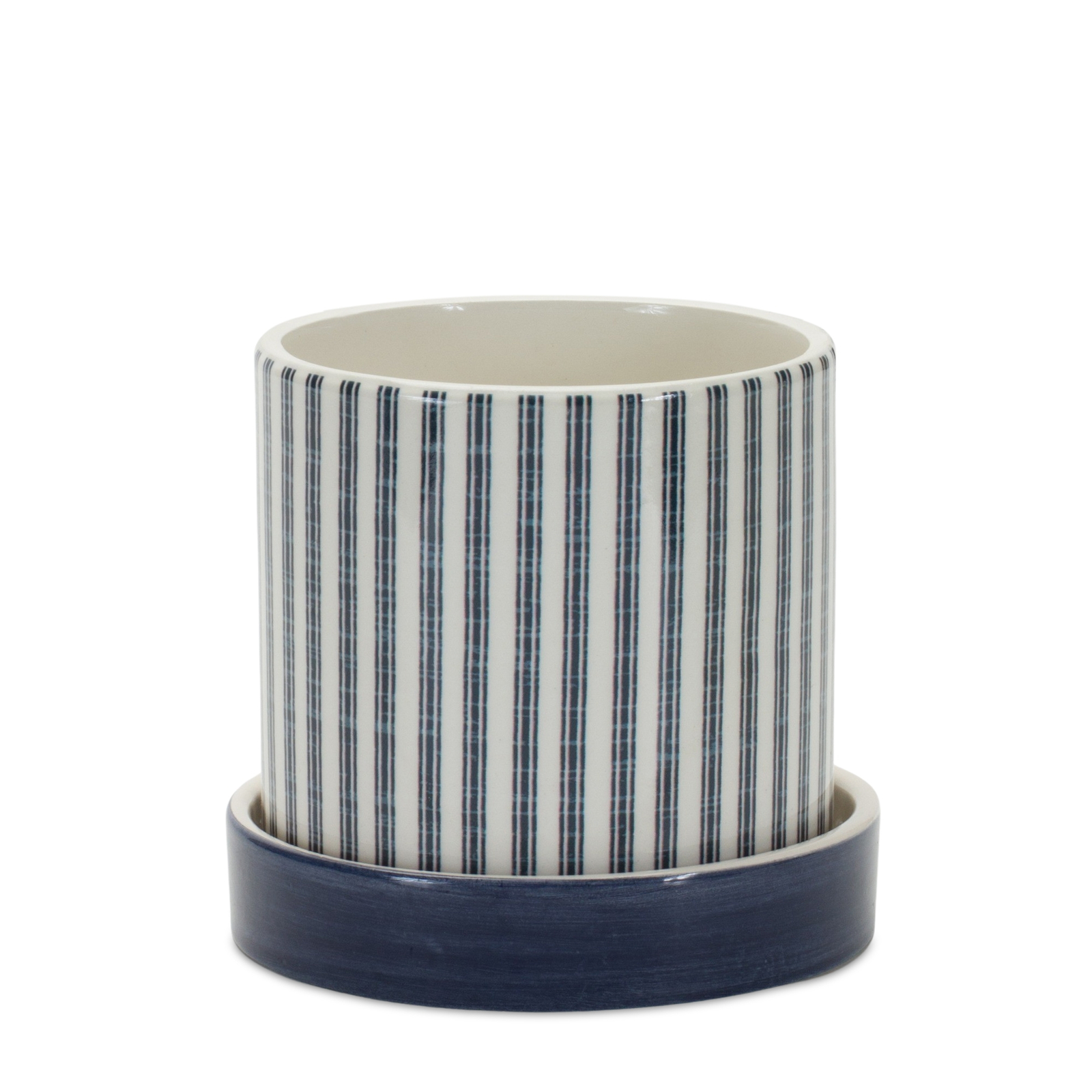 Geometric Pattern Planter with Plate (Set of 2) - $52.56