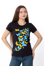 T-Shirt &quot;Ukraine&quot;  (women’s), Summer,  Nosi svoe 8188-001-33-У-4 (metely... - $11.83+