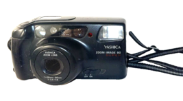 Yashica Zoom Image 90 Super 35mm Film Camera Point &amp; Shoot 38-90mm f/3.5-7.8 VTG - £15.80 GBP