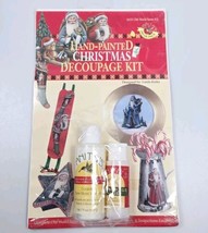 Backstreet Old World Santa Decoupage Kit Handpainted Christmas Santa Glu... - $22.16