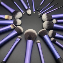 Sedona 11PCS Face Pro  Foundation Beauty Tool Cosmetics Makeup Brush Kit Pink Bl - £41.16 GBP