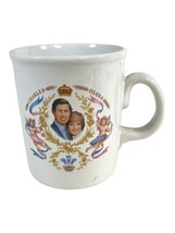 Vintage Charles And Diana Wedding Commemorative Mug Made In England Souv... - $14.01