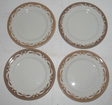 4 Vintage Jackson China Bread &amp; Butter 5 1/2&quot; Plates Restaurant Ware - $18.81