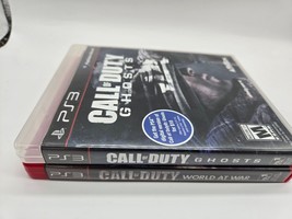 Sony PS3 Call of Duty World at War and Ghosts games - $9.89