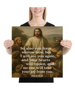 John 16:22 Poster 18x24 – Your Joy Will Not Be Taken – Bible Wall Art - $20.50