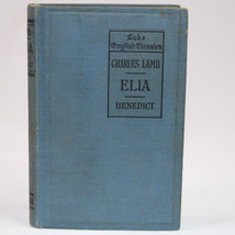  Antique Charles Lamb Elia The Lake English Classics 1919 Hardcover Rare Vintage - £37.65 GBP