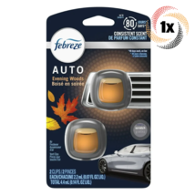 1x Pack Febreze Auto Evening Woods Car Vent Clip Air Freshener | 2 Each | 4.4mL - £11.72 GBP