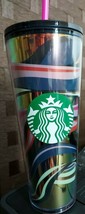 Starbucks Christmas 2021 24oz Holiday Swirl Tumbler (Cold Cup): Blue, Pi... - $27.99