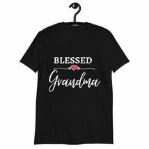 Blessed Grandma T-Shirt Mother&#39;s Day Grandmother Heart Women Cute Tee T Shirt Na - £15.40 GBP+