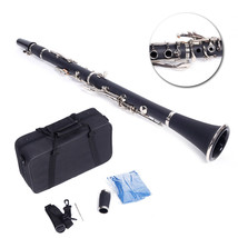 New Black Student Band Bb Beginner Bakelite Clarinet B Flat - £92.18 GBP