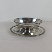 Reed Barton 3000 Silver Plate Soldered Gravy Sauce Boat Underplate VINTA... - £23.07 GBP