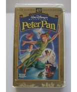 Peter Pan Walt Disney&#39;s Masterpiece VHS 45th Anniversary Limited Edition - $8.76 CAD