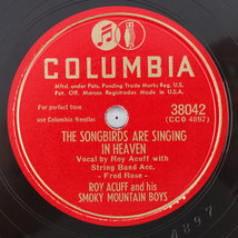 Roy Acuff - The Songbirds Are Singing In Heaven 1947 10&quot; 78 rpm Record 3... - $17.83