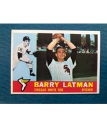 1960 TOPPS BASEBALL CARD BARRY LATMAN #41 (NM) - $21.25
