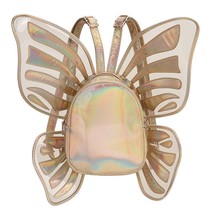 Fun Butterfly Laser Women Backpack Fashion Angel Wings Daypack Shoulder Bag Mini - £39.86 GBP