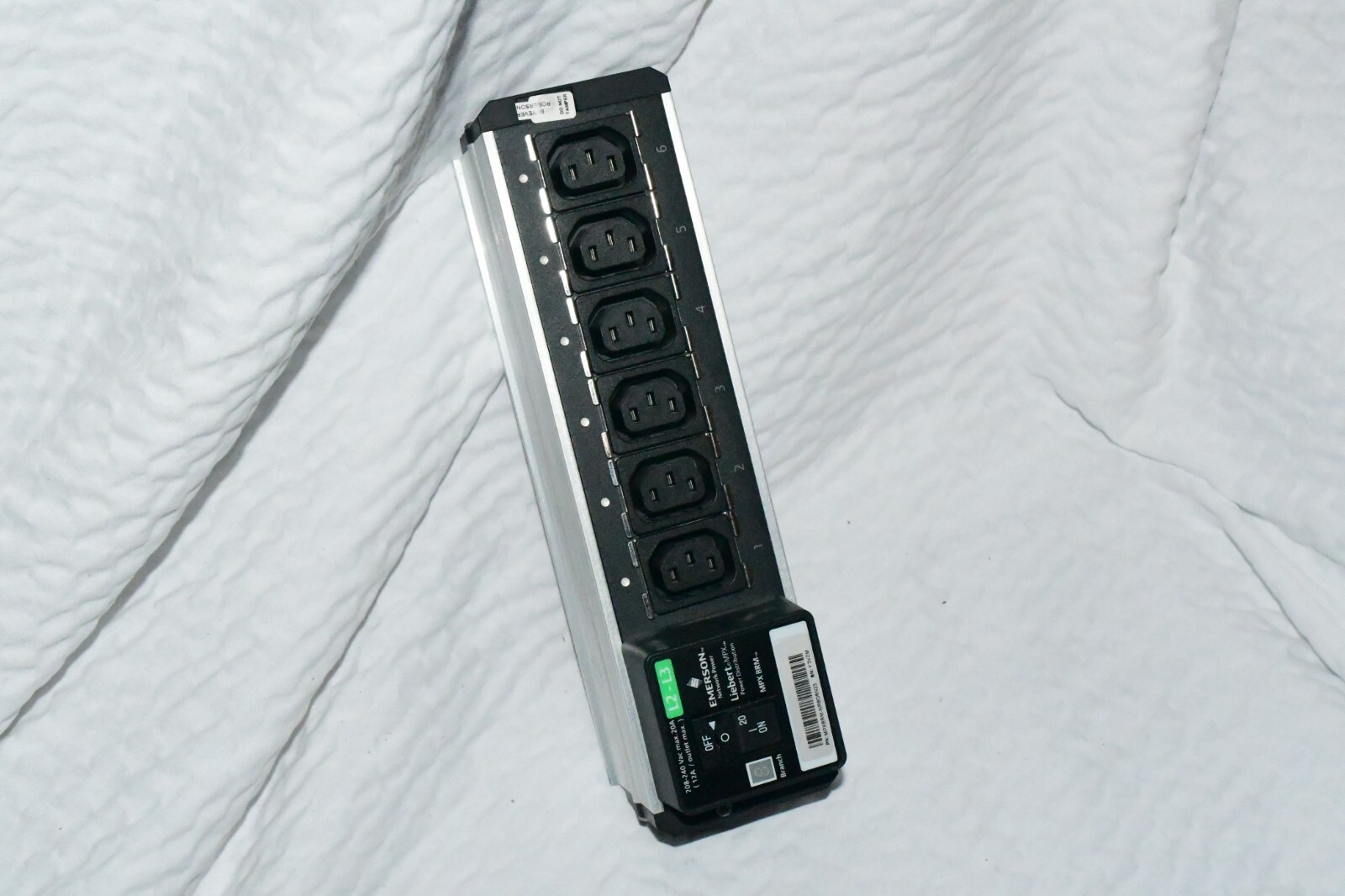 Emerson Liebert MPXBRM-NRBD6N23 MPX BRM 6-out Power Backplate  Standard ... - $86.45