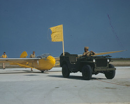 Marine glider being towed by Jeep at Parris Island airfield 1942 Photo Print - £7.02 GBP+