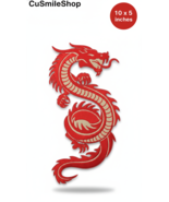 Large Dragon XL XXL Embroidered Iron On Patches 5x10 Inch Legendary Bike... - $21.90