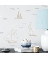 Small Sailboat Wall Pattern Stencil Kit - Nautical Inspired Stencil Desi... - $898.86 MXN