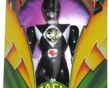 Bandai 2200 Mighty Morphin Power Ranger 8&#39;&#39; Action Figure Zach Black Ran... - £18.37 GBP