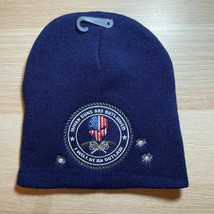 2nd Amendment When Guns are Outlawed Winter NRA Beanie Beanies (Blue) - $17.99