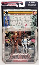 Star Wars Comic Packs Chewbacca &amp; Han Solo Action Figure Set - SW1 - £22.05 GBP