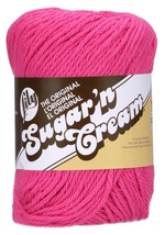 Lily Sugar n Cream Yarn - Solids-Hot Pink (Pack of 6) - €43,75 EUR