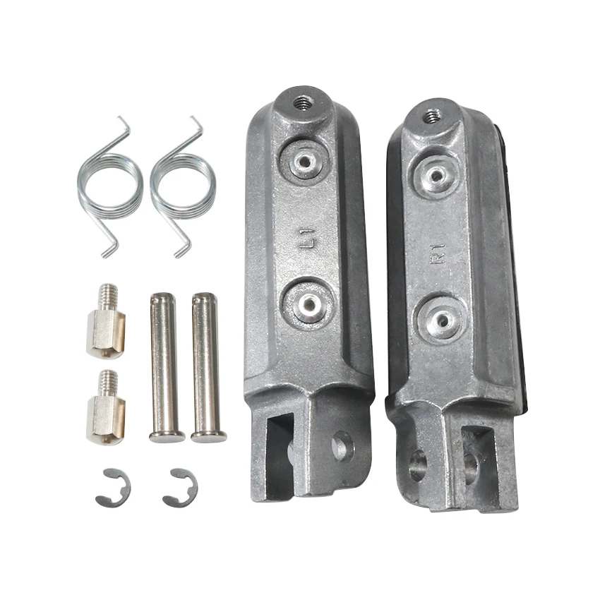 Motorcycle Footrests Foot Pegs Front For Honda MSX125 CBR250 NSR125R CB500F - £27.79 GBP