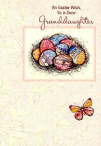 An Easter Wish To A Dear Granddaughter - Easter Greeting Card - 22941 - £2.23 GBP